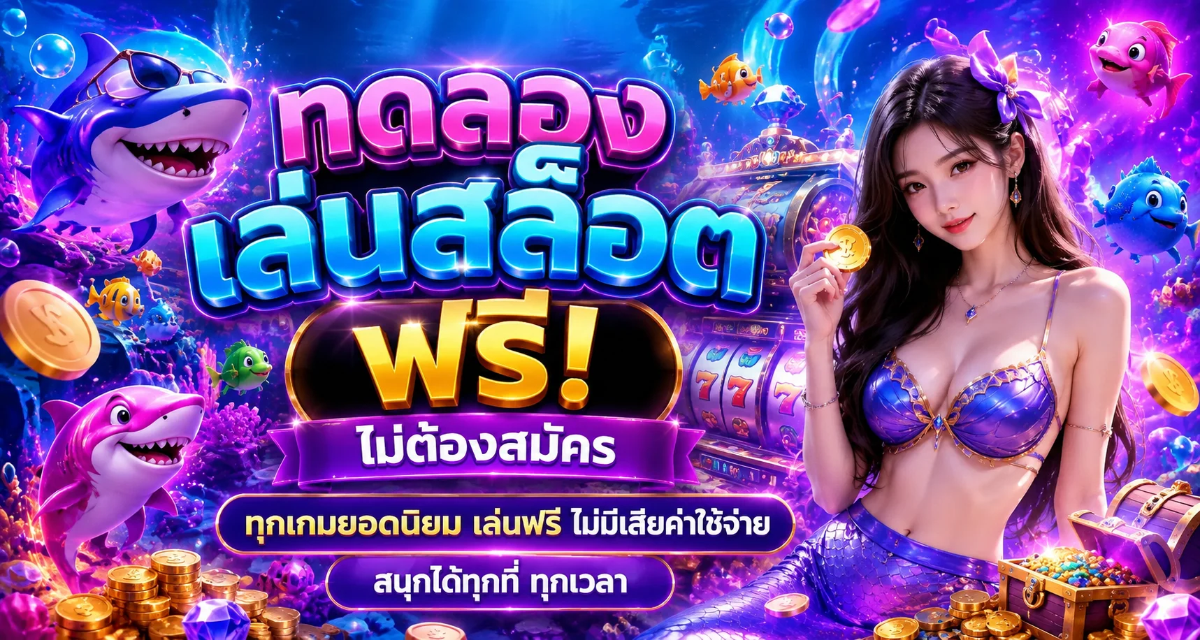 ทดลองเล่นสล็อต FUNNEMO911 ฟรีไม่ต้องสมัครไม่ต้องฝาก